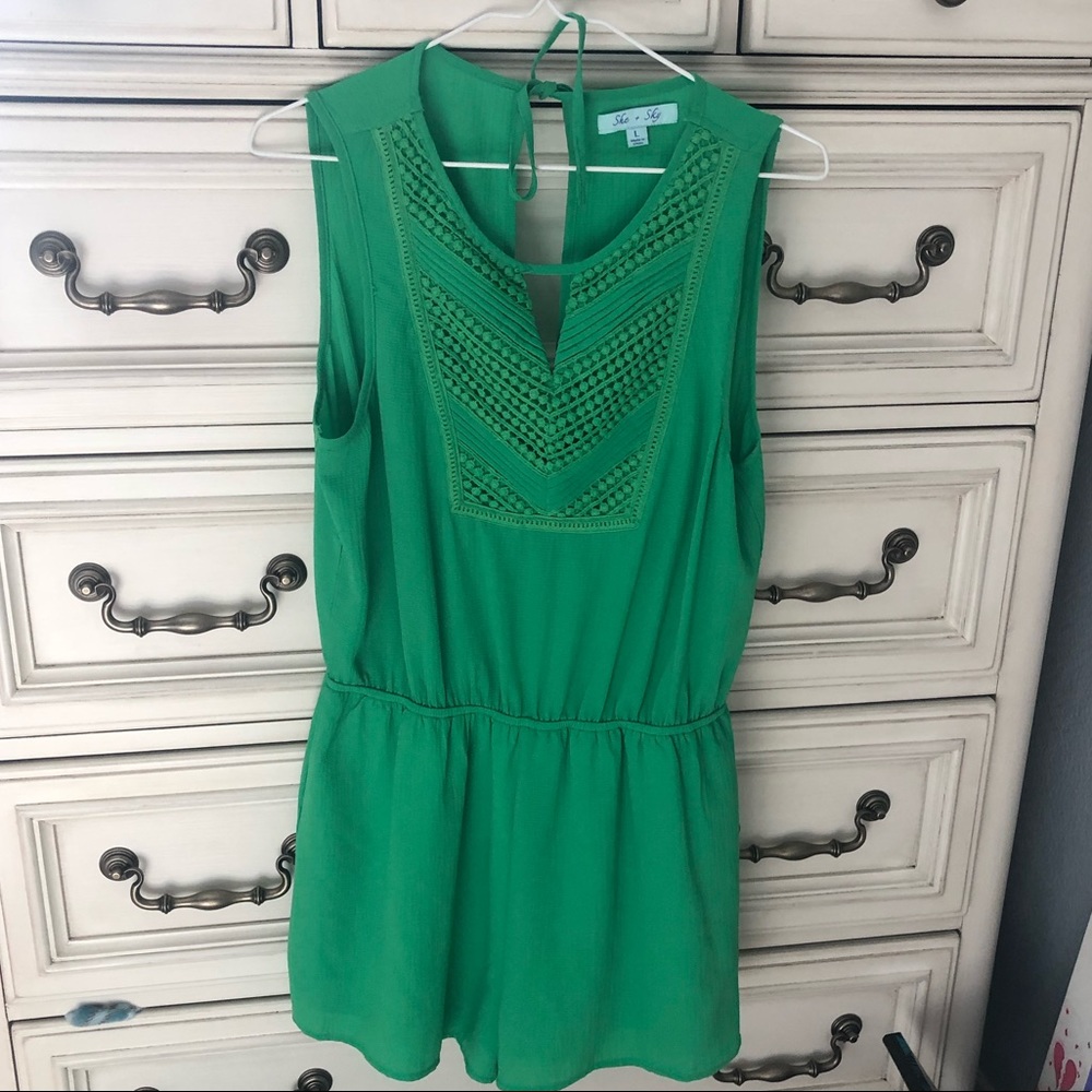 Green dress